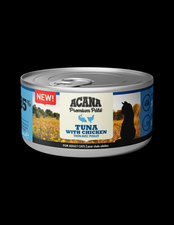 acana cat 85gr lattina premium pate' tonno e pollo acwpctcl0085