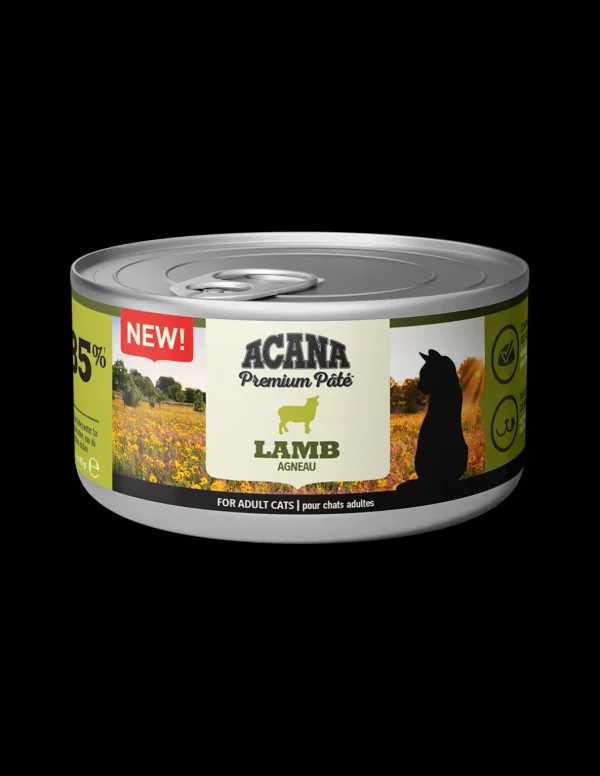 acana cat 85gr lattina premium pate' agnello acwpclal0085