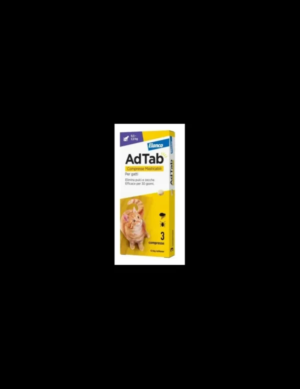 ADTAB CAT 0,5-2,0KG 3 COMPRESSE MASTICABILI 12MG