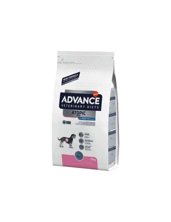 advance dog diet 1,5kg atopic mini trota