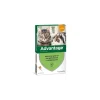 advantage 40 conigli/gatti sotto i 4kg 4 fiale