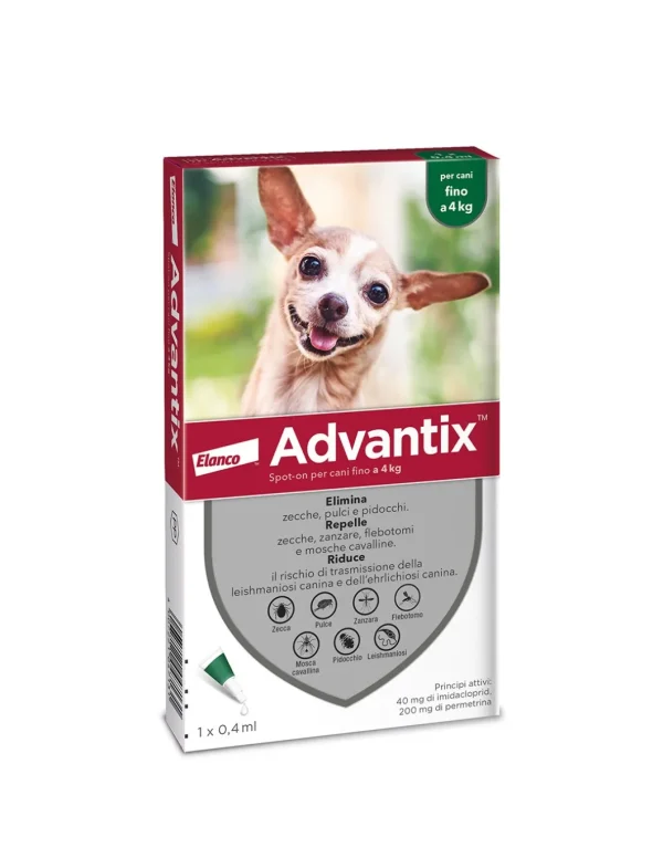 advantix dog fino 4kg 1 fiala