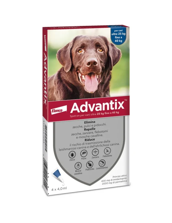 advantix dog 25-40kg 4 fiale