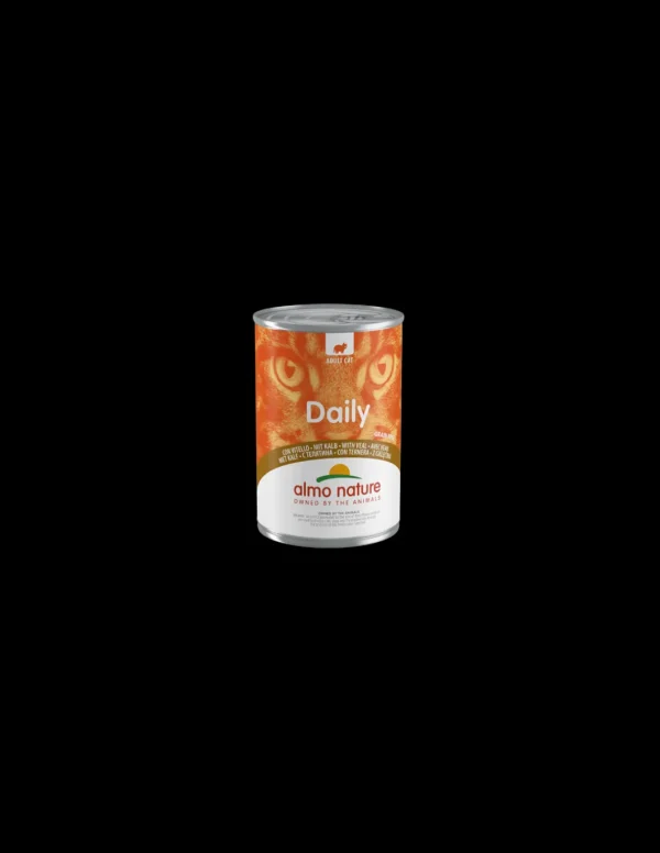 almo cat daily barattolo 400gr vitello 163