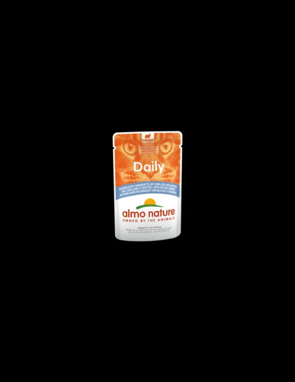 almo cat daily busta 70gr merluzzo e gamberetti 5275