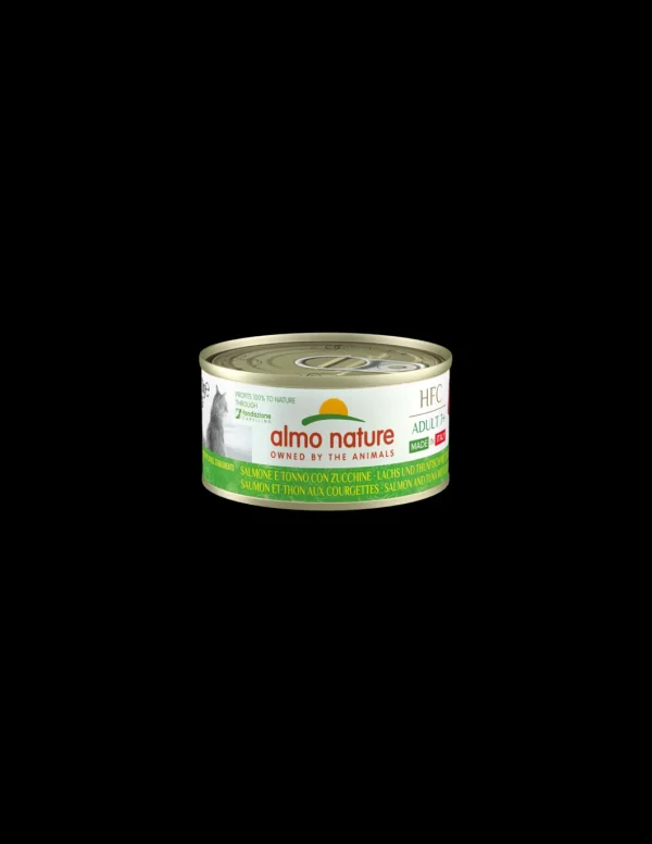 almo cat hfc complete made in italy lattina 70gr salmone e tonno con zucchine 5905h