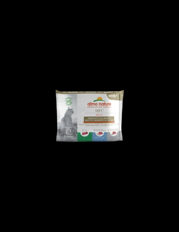 almo cat hfc multipack jelly 6x55gr ricette al tonno 5960