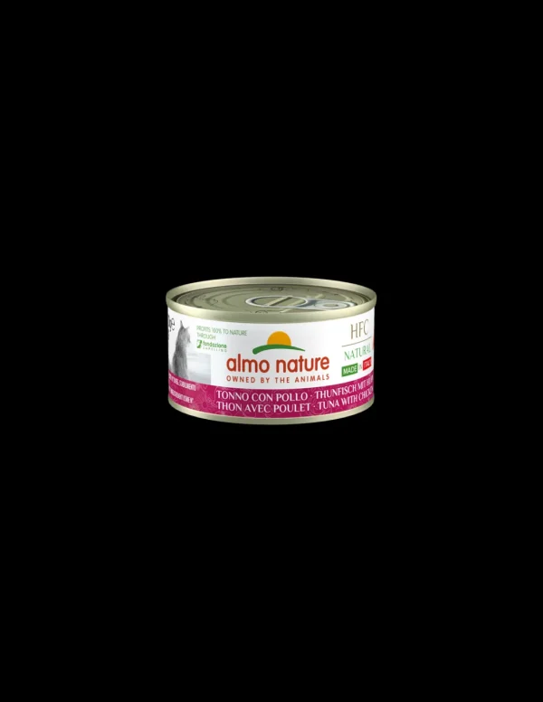 almo cat hfc natural lattina 150gr tonno e pollo 5129h
