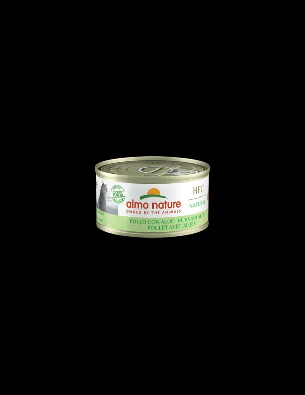 almo cat hfc natural lattina 70gr pollo con aloe 5415h