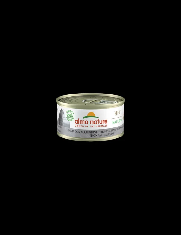 almo cat hfc natural lattina 150gr tonno con acciughine 5127h (ex 140gr ex bianchetti)