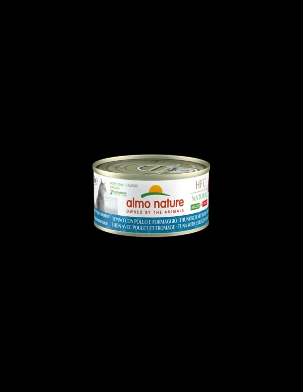 almo cat hfc natural made in italy limited edition lattina 70gr tonno con pollo e formaggio 5482h