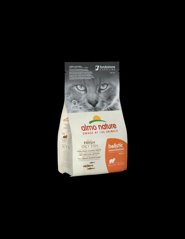 almo cat holistic fresh maintenance 400gr pesce azzurro riso 604