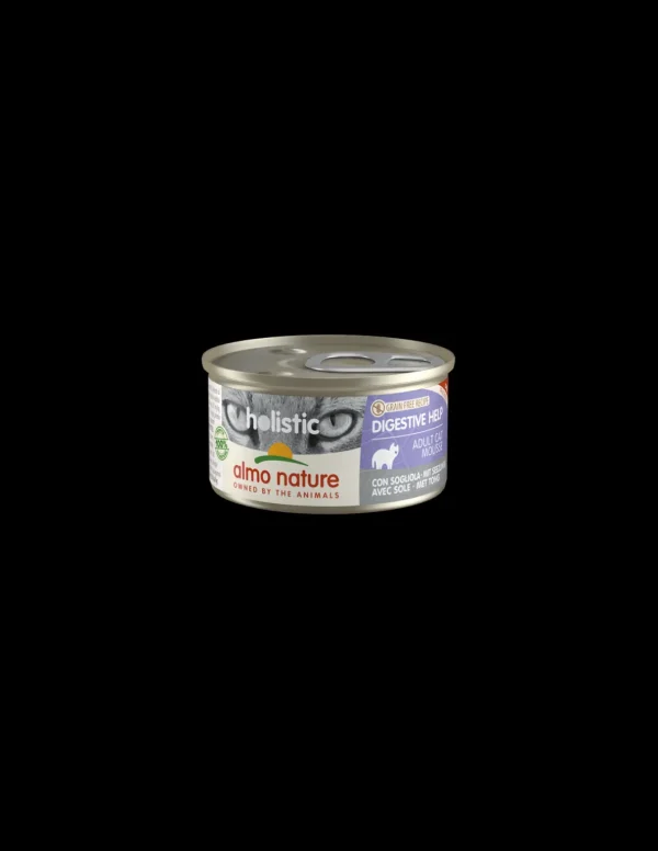 almo cat holistic functional lattina 85gr digestive help sogliola 112