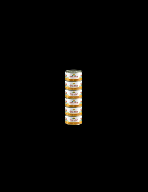 almo cat nature megapack lattina 6x70gr coscia di pollo 5017hmega off