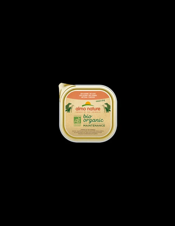 almo dog biorganic pate' vaschetta 300gr con salmone 257