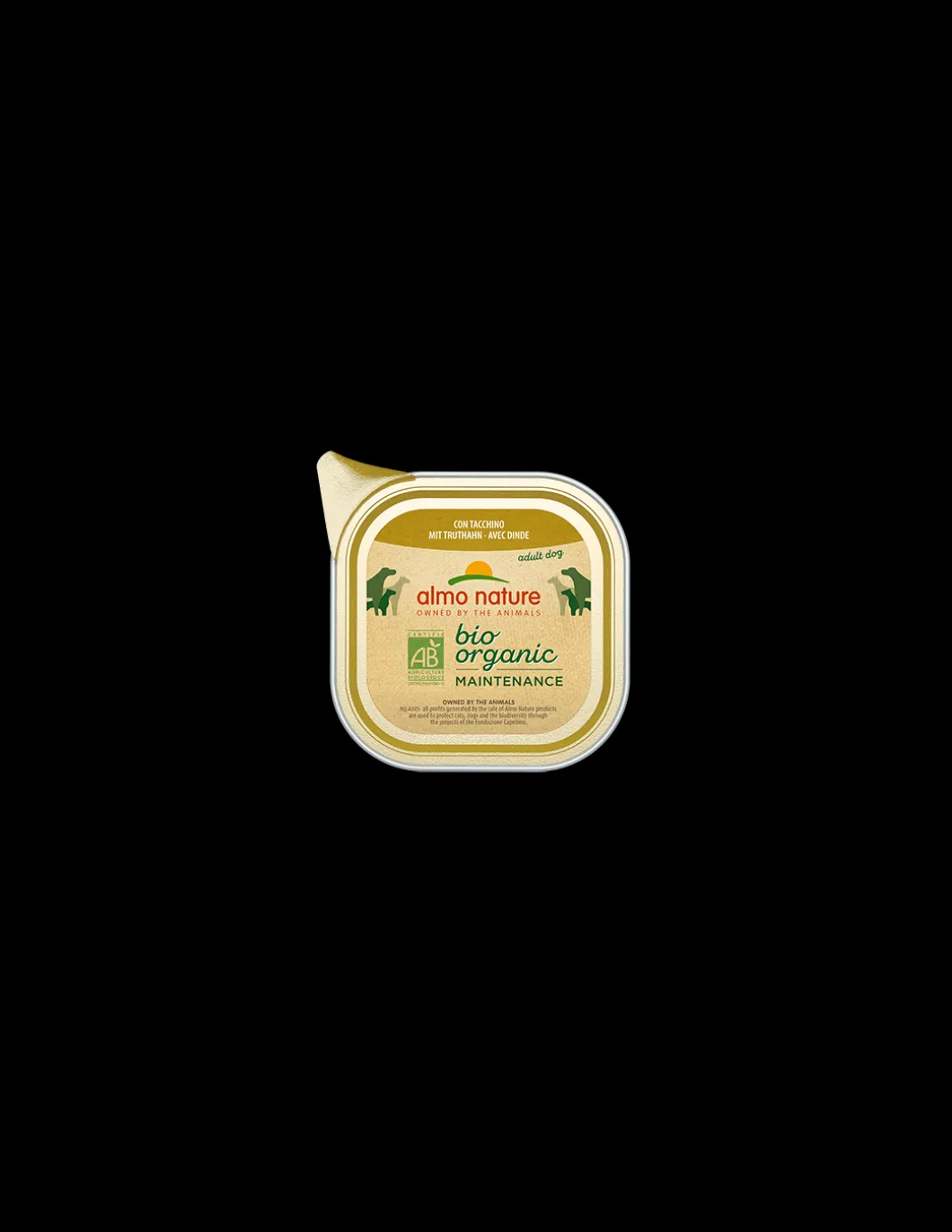 almo_dog_biorganic_pate_v_0-9.webp almo dog biorganic pate' vaschetta 100gr con tacchino 263