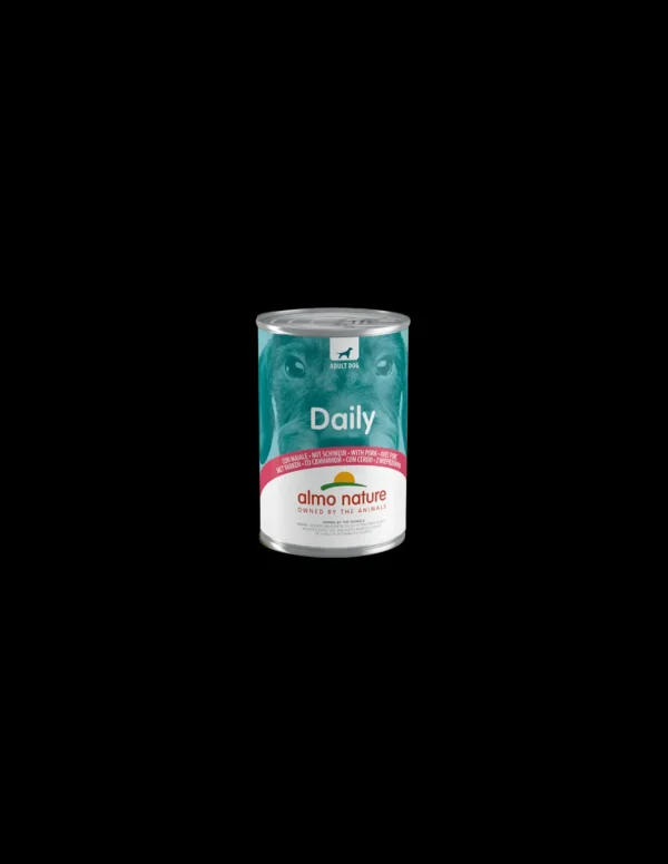 almo dog daily lattina 400gr maiale 175