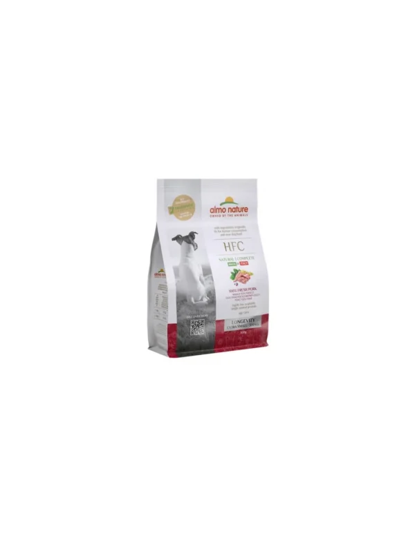almo dog hfc natural 300gr longevity adult xs-s maiale 9221