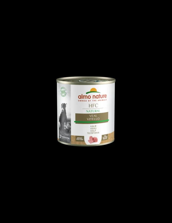 almo dog hfc natural lattina 280gr vitello 5526
