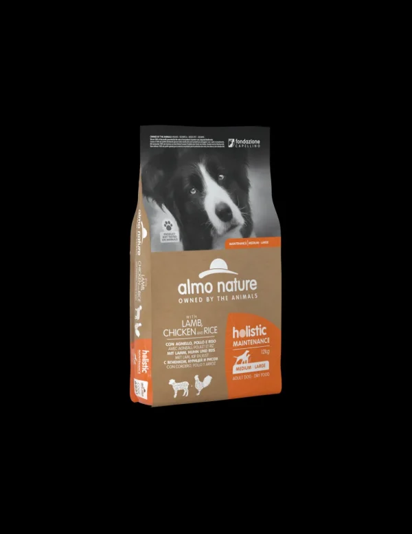 ALMO DOG HOLISTIC DRY MAINTENANCE 12KG DISIDRATATO ADULT M/L AGNELLO POLLO RISO 6931