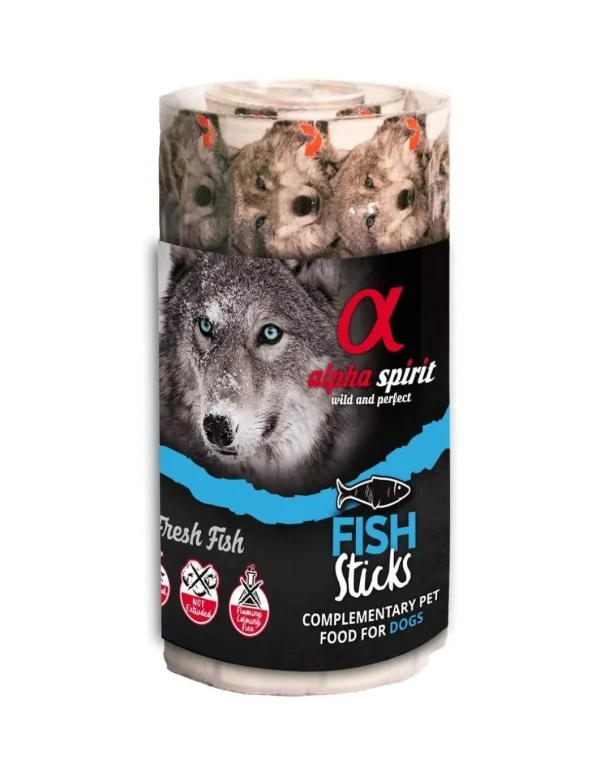 alpha spirit dog stick pesce cartuccera 16pz 160gr as33