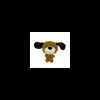 aromadog peluche bracco testone marrone