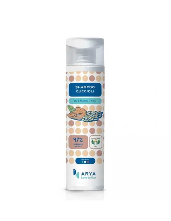 arya shampoo cuccioli olio di mandorla e avena 250ml