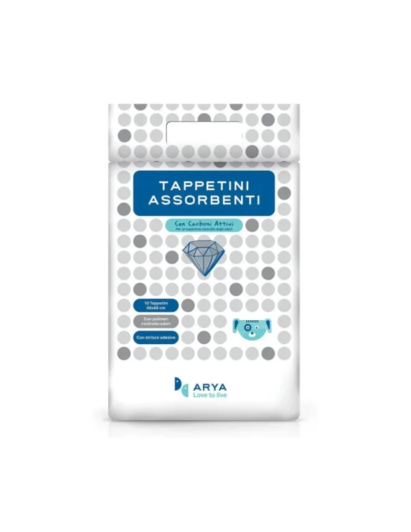 arya tappetini con carboni attivi e adesivi 60x90 10pz trpcar.cntap07 off