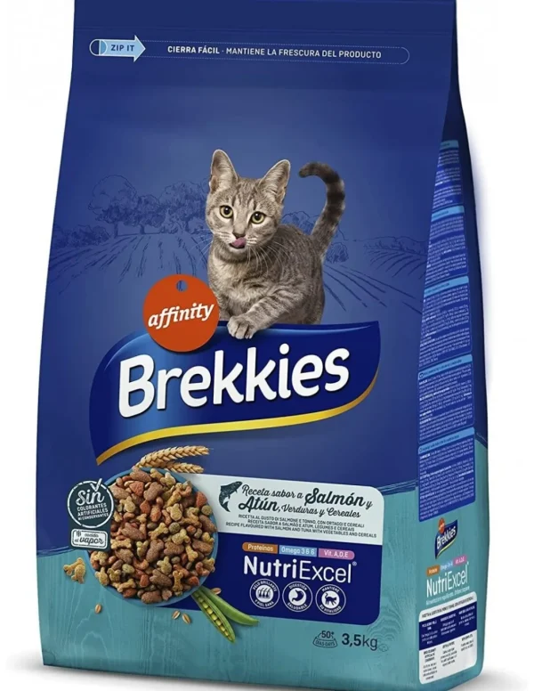 brekkies excel cat 3,5kg mix salmone, tonno, verdure e cereali 927272
