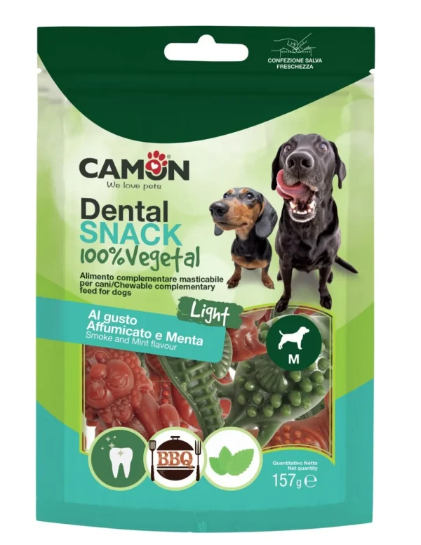 camon dental snack animal veg light M 155g