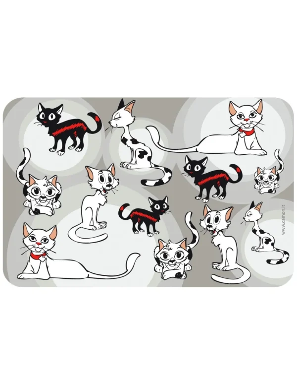 camon tovaglietta sottociotola fantasia gatto