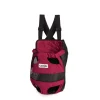 camon zainetto pet pocket rosso trapuntato small