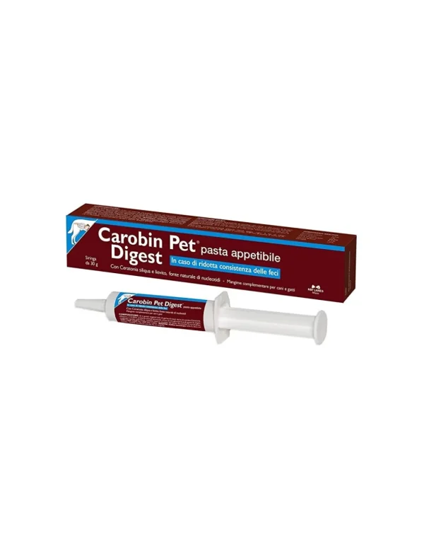 carobin pet digest pasta cane e gatto per i disturbi intestinali 30gr