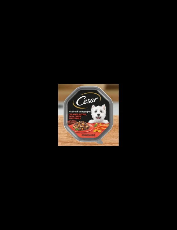 cesar 150gr ricette di campagna manzo pasta carote salsa 358213