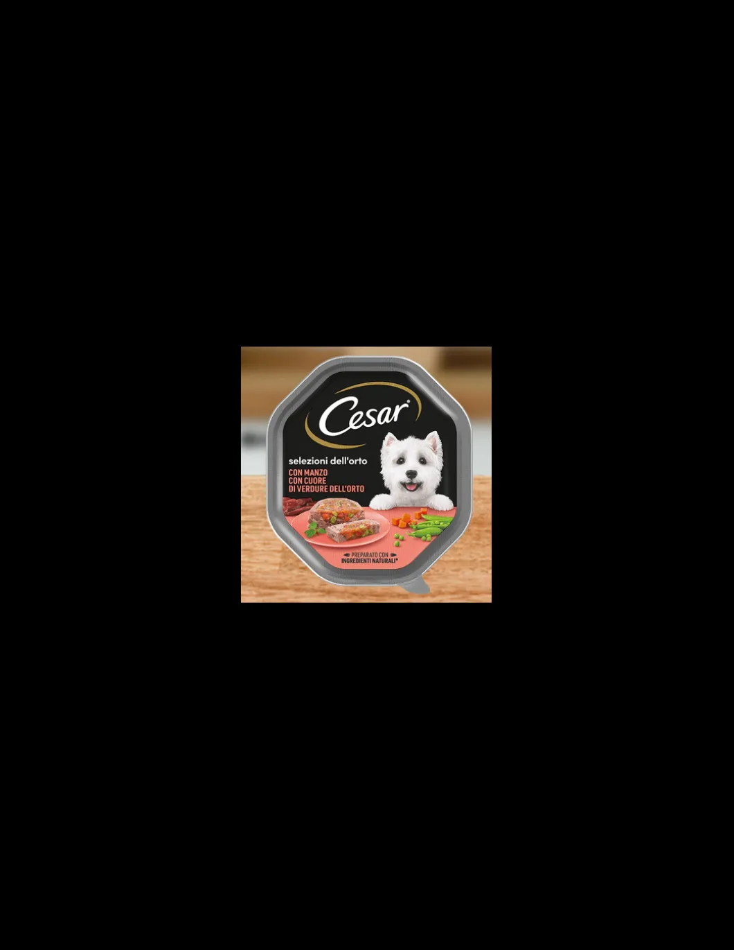 cesar_gr_selezioni_dellor_0-3.webp cesar 150gr selezioni dell'orto pate' manzo con cuore di verdure dell'orto 361463