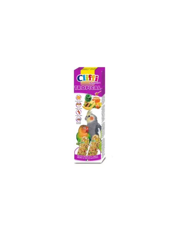 cliffi stick parrocchetti tropical 2pz