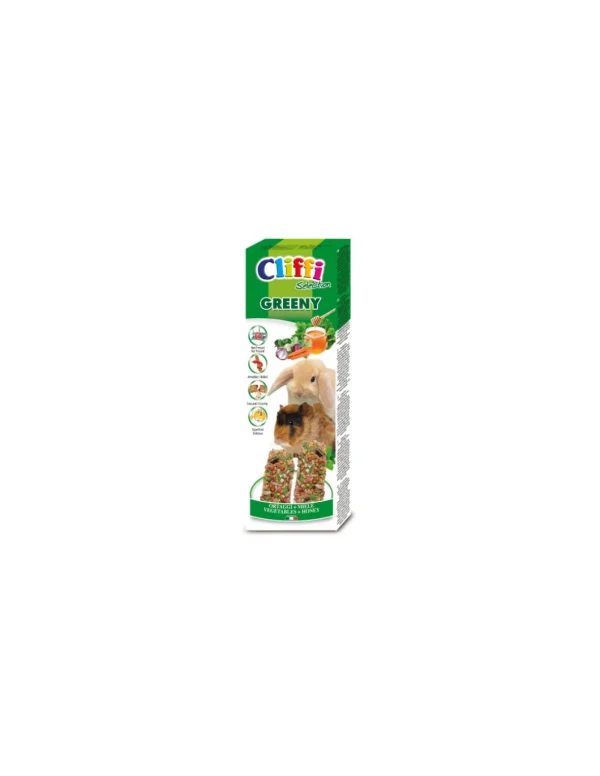 cliffi sticks conigli greeny 2pz