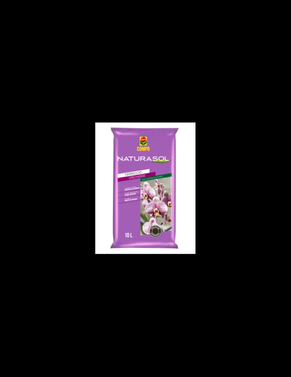 compo naturasol terriccio per orchidee 10l con corteccia di pino