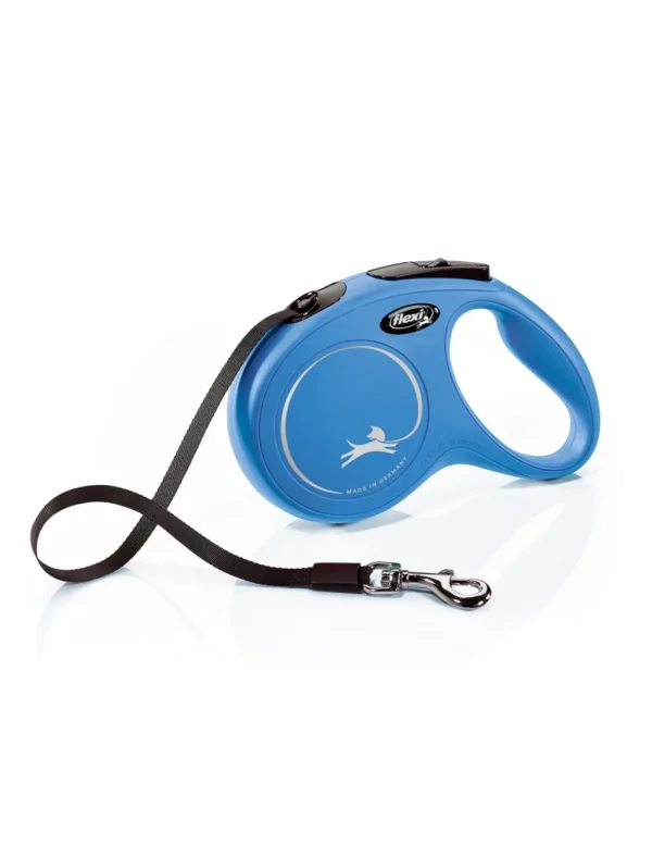 croci c5055578 (ex c5055157) flexi guinzaglio new classic tape m max 25kg fettuccia 5 metri blu (464262bl)