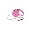 croci c5055226 flexi guinzaglio new classic cord xs max 8kg corda 3 metri rosa r.464250fus