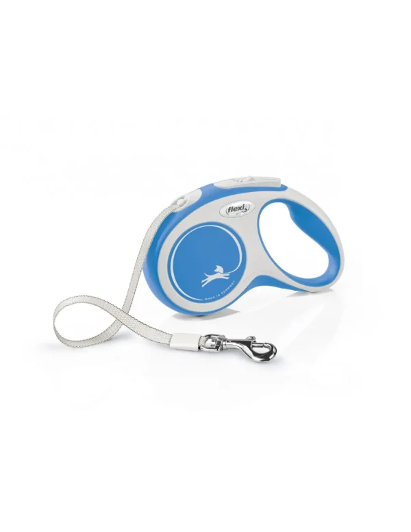 croci c5055575 flexi guinzaglio new comfort tape s max 15kg fettuccia 5m blu (ex c5055835)
