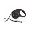 croci c5055177 flexi guinzaglio new classic tape small max 15kg fettuccia 5 m nero r.(464261n)