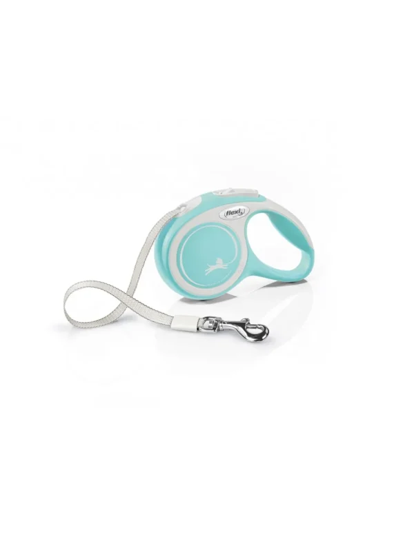 croci c5055571 flexi guinzaglio new comfort tape xs max 12kg fettuccia 3m azzurro (ex c5055828 verde)