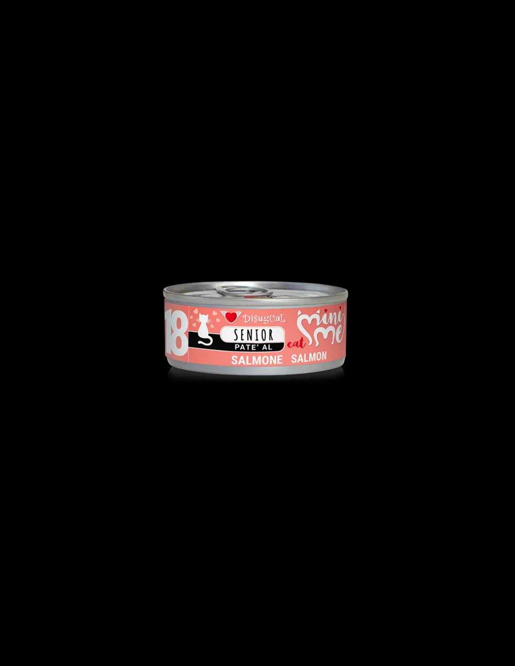 disugual_cat_lattina_mini_0-1.webp DISUGUAL CAT LATTINA MINI ME 18 SENIOR PATE' AL SALMONE 85GR MIME091