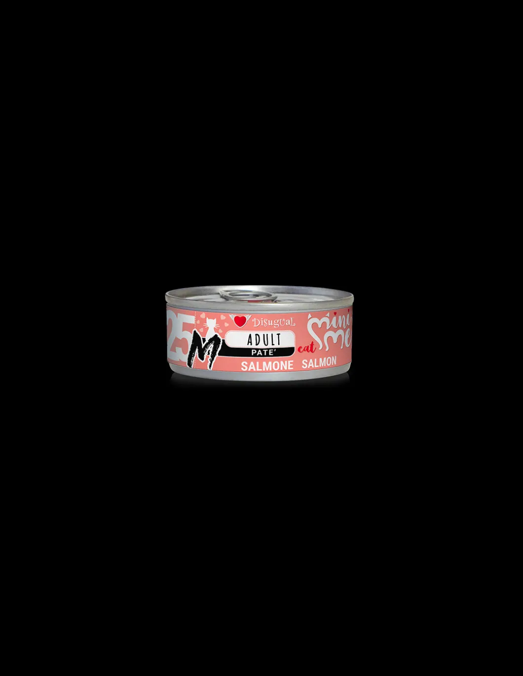 disugual_cat_lattina_mini_0-7.webp DISUGUAL CAT LATTINA MINI ME 25 "M" MONOPROTEICO GRAIN FREE PATE' AL SALMONE 85GR MIME101