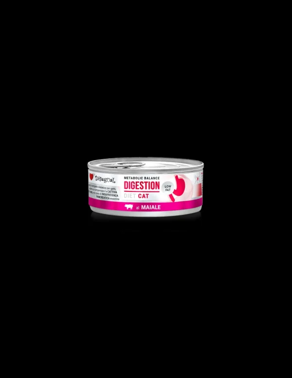 DISUGUAL DIET CAT LATTINA DIGESTION LOW FAT AL MAIALE 85GR DSDTG011
