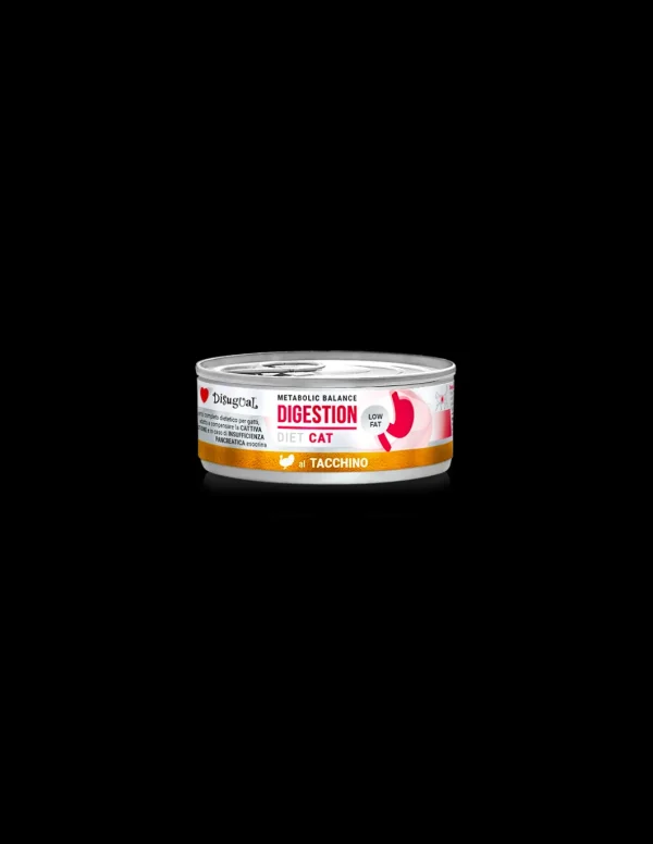 DISUGUAL DIET CAT LATTINA DIGESTION LOW FAT AL TACCHINO 85GR DSDTG010