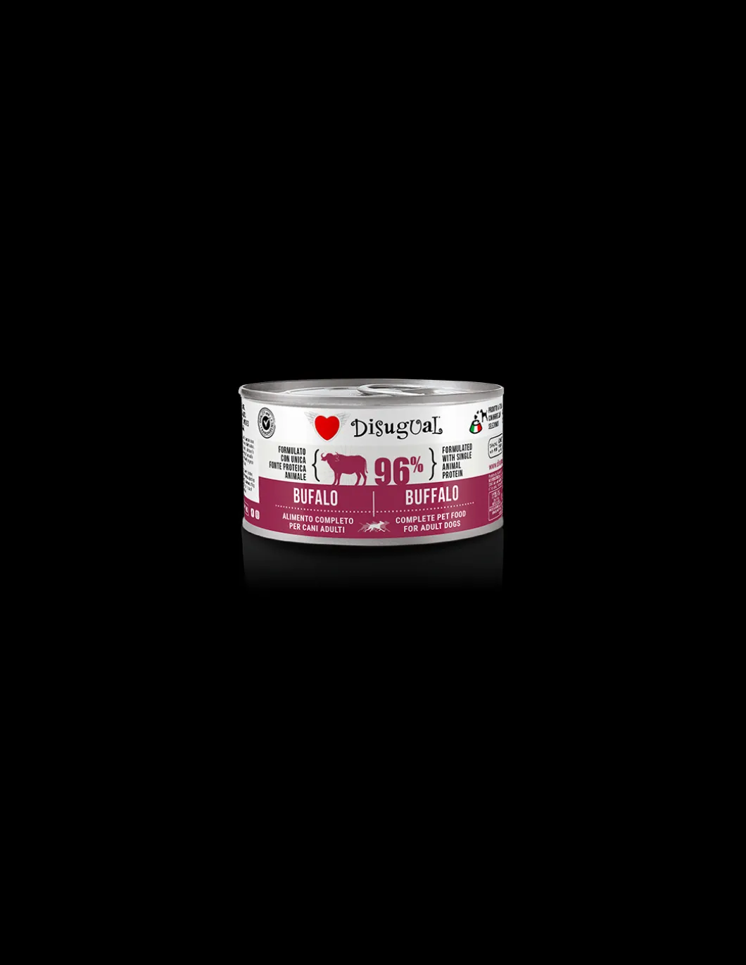 disugual_dog_lattina_mono_0-4.webp DISUGUAL DOG LATTINA MONOPROTEICO GRAIN FREE AL BUFALO 150GR DSGV116