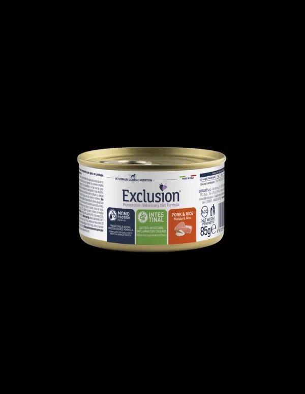 exclusion cat 85gr adult intestinal pork&rice cip85