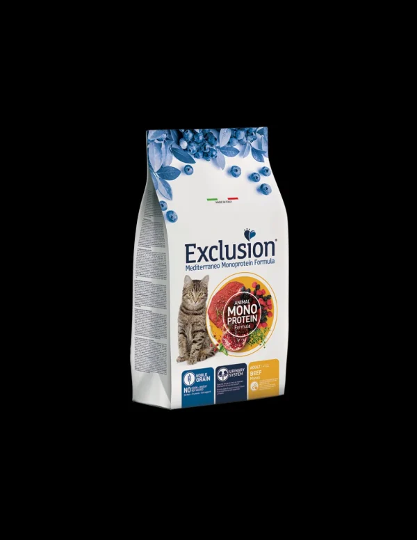 exclusion cat 300gr monoprotein noble grain adult manzo ngcab03